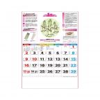 KJ001 健康野菜カレンダー 