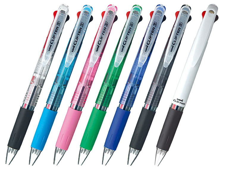三菱・クリフター 3色ボールペン [型代無料] | ペンの名入れはプレスコート
