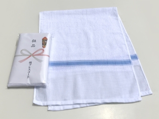粗品タオル・白タオル  カラー界切付Ｂシリンダー 日本製