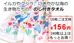 のし付きタオル・うみ柄